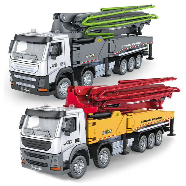 Huna 1709 1:50 Static Concrete Pump Truck – Huina Construction Toys