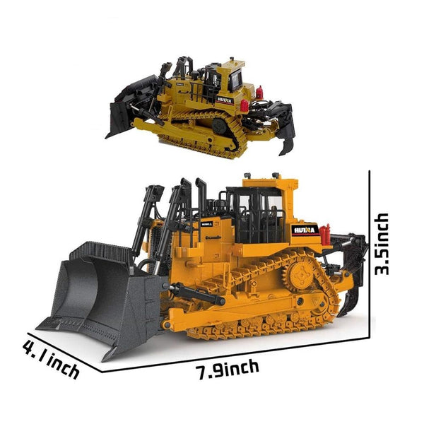 Jouet de Bulldozer, Huina 1700 1: 50 Jumbo de Bulldozer Motorisé