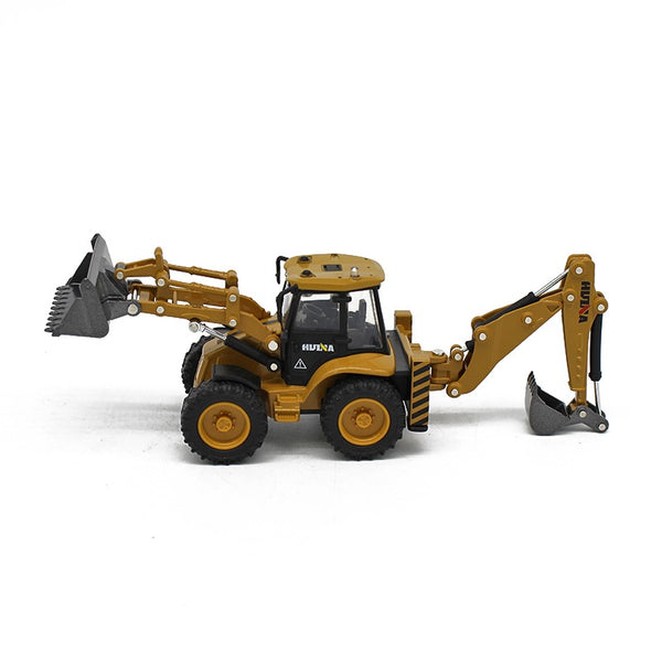 Huina 1:50 Alloy backhoe loader – Huina Construction Toys