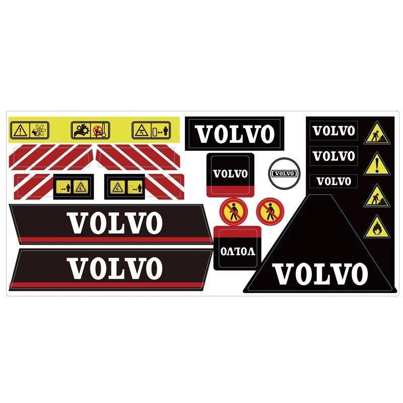 Volvo Stickers for Huina 1573/1582 – Huina Construction Toys