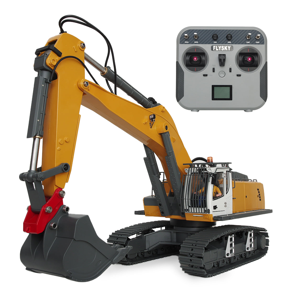 HUINA RC Excavator 4種類パーツ付き HUINA RC Excavator 4種類パーツ付き