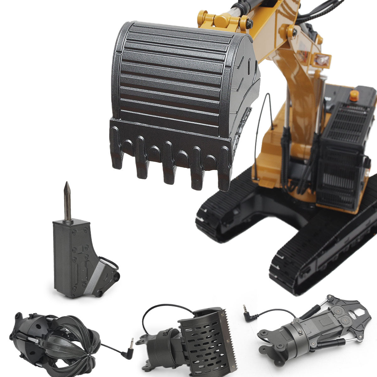 ホビーラジコン HULNA1580 Huina 1580 V5 RC Excavator – Huina Construction Toys