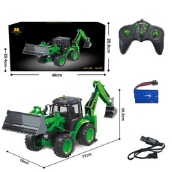 Huina 1579 RC Backhoe Loader 2024 Model Huina Construction Toys