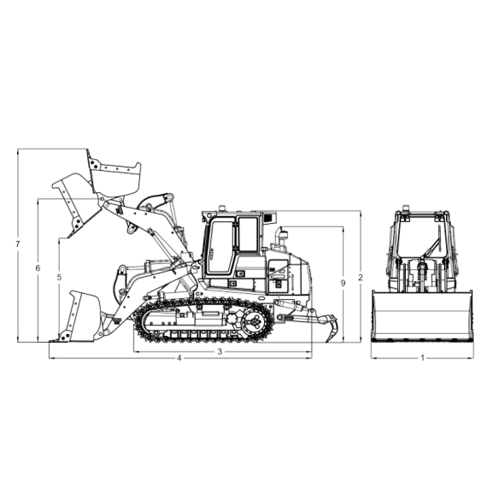 Kabolite 963 RC Crawler Loader (2026 Model) – Huina Construction Toys