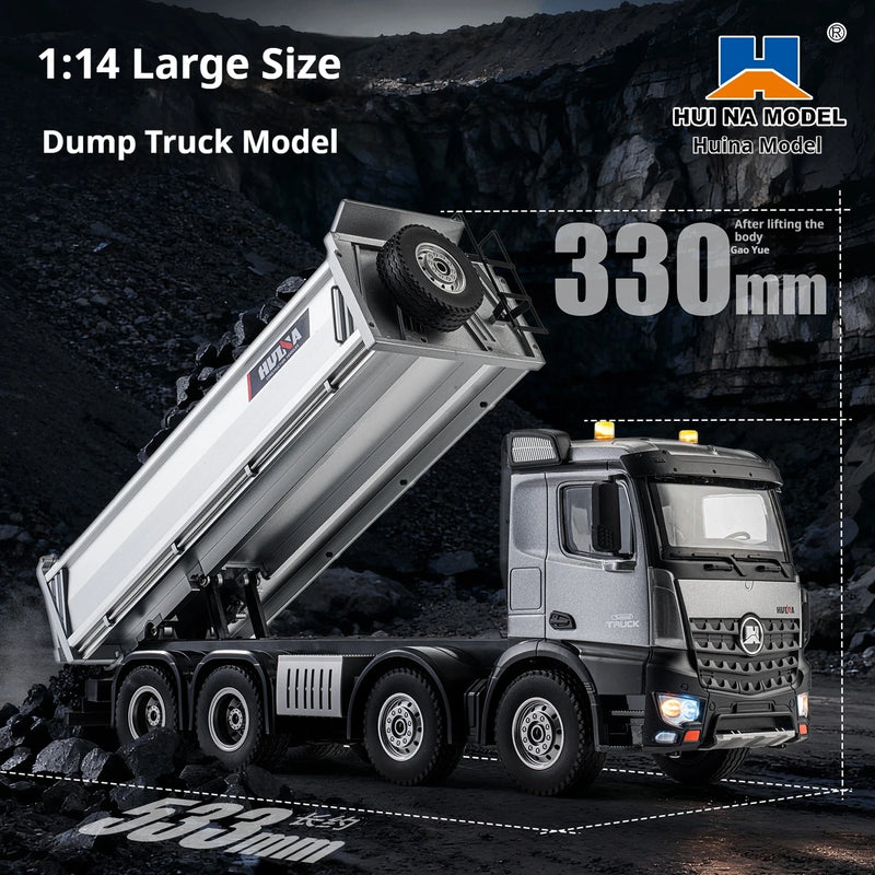 HUINA 1536 PRO RC Dump Truck – Huina Construction Toys