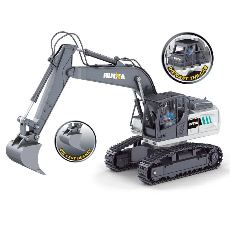 Huina 1559 Remote Control Excavator + Dump truck Set