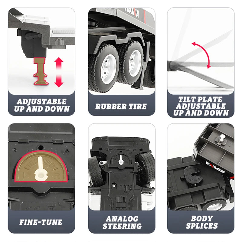 Huina 1522 RC Flatbed Truck