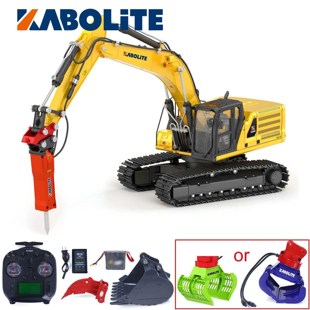 Kabolite 961-100s RC Excavator (2025 Model) – Huina Construction Toys