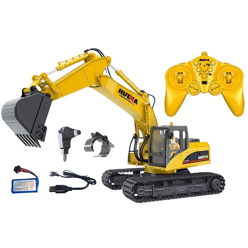 【美品】Huina Toys 1535 パワーショベル ラジコン ショベルカー Huina 1535-1 – Huina Construction Toys