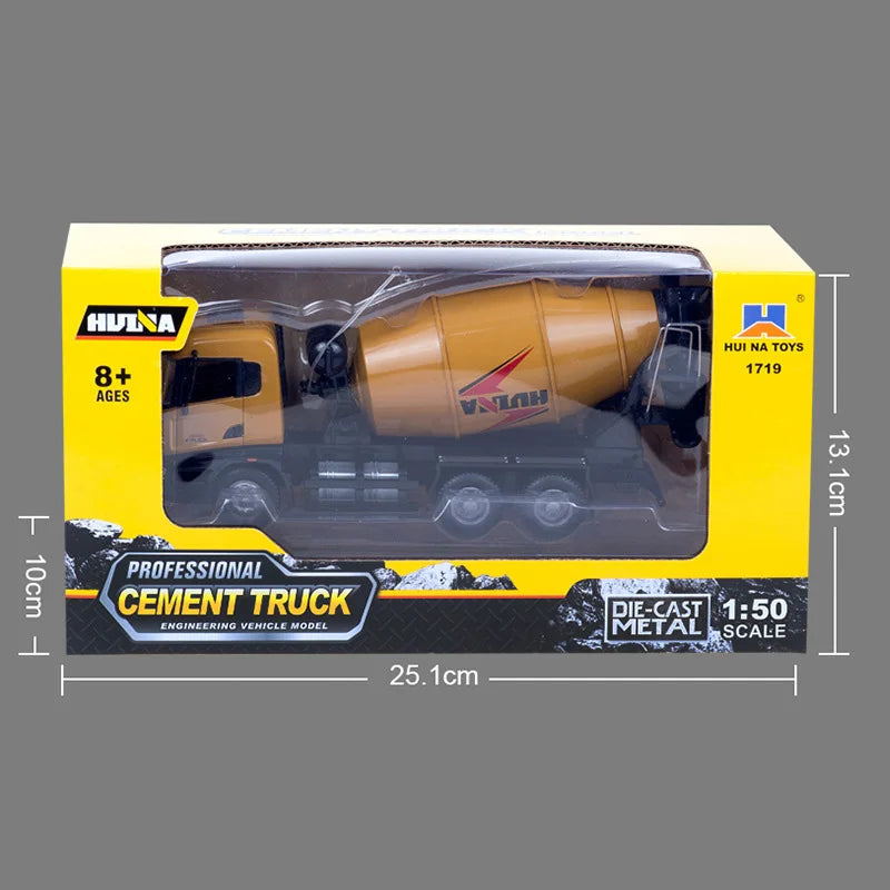 Huina 1719 1:50 Static Cement Truck