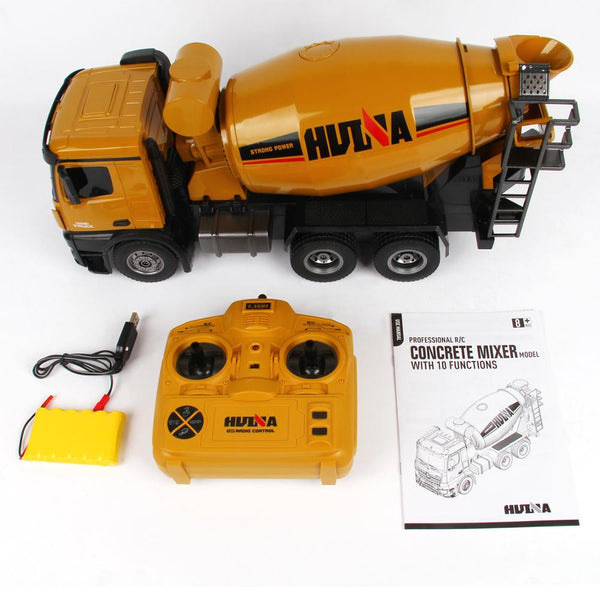 Huina 1574 1/14 Scale Remote Control Concrete Mixer Truck