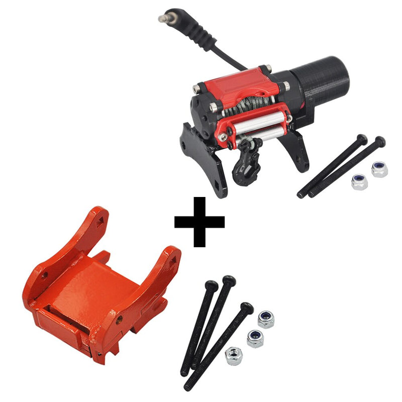 Cable Winch With Quick Hitch Changer For Huina Excavators