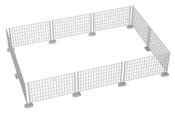 Metal Construction Site Fence for Huina and Kabolite Models