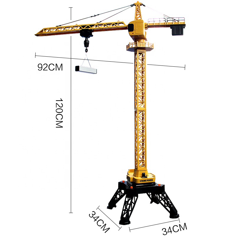 Huina 1585 12 channel Remote Control Alloy Tower Crane (2024 Model)