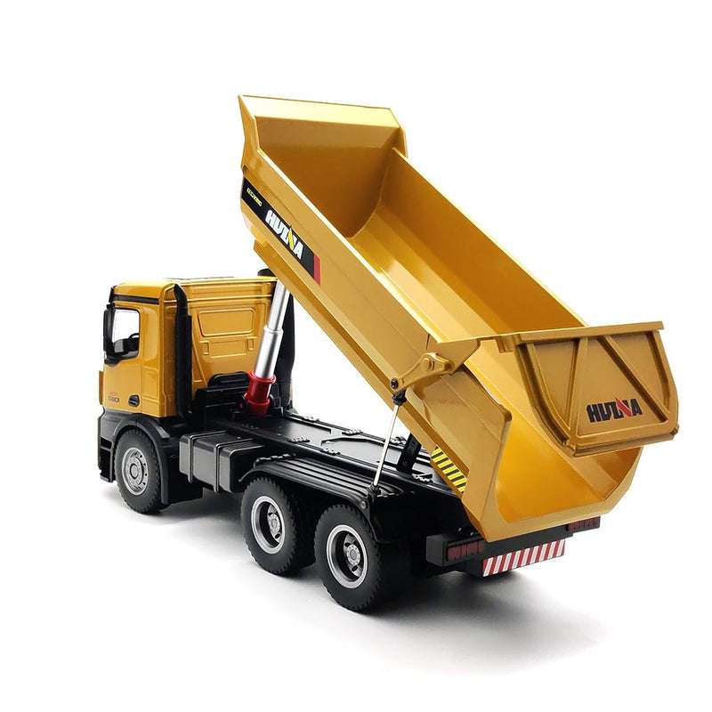 Huina 1582 1:14 All Metal Heavy Duty Dump Truck Toy (2023 Model)